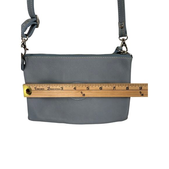 Roots Twinkie 2.0 Cloud Crossbody Bag Greener Pastures Blue Wristlet New Boho - Picture 5 of 14